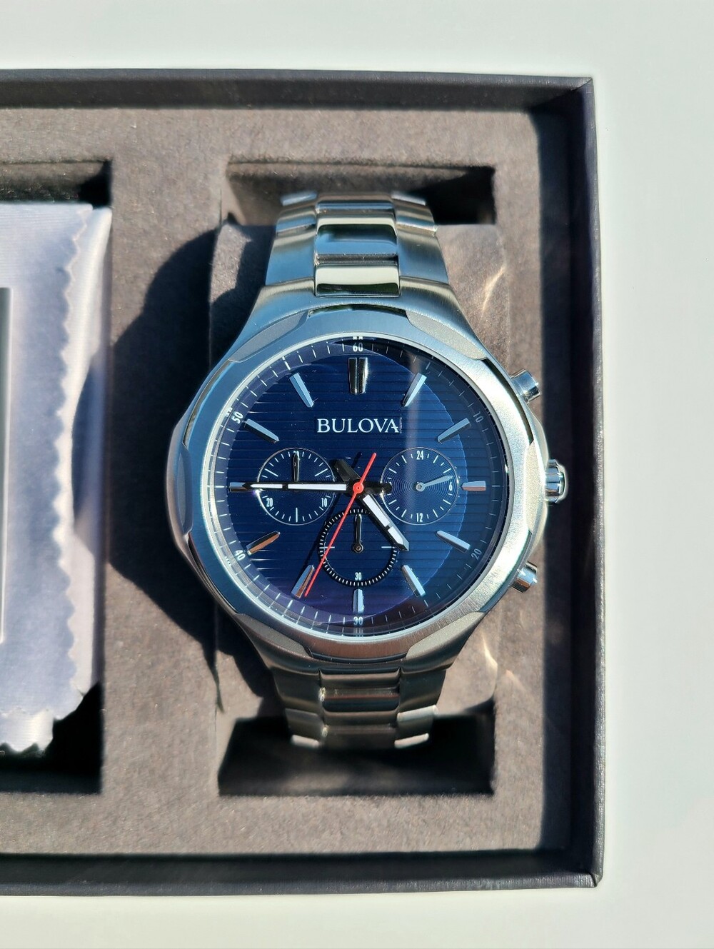 Bulova Men's Classic Quartz Chronograph Watch - Model 96A200 (NWT)